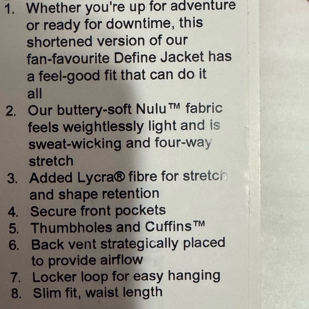 Lululemon Cropped Jacket - Picture 5 of 5